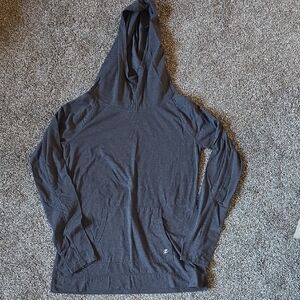 Energy Zone Charcoal Gray Lightweight Hooded Sweatshirt